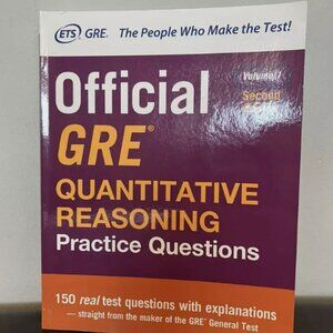 Official GRE Quantitative Reasoning Practice Questions, Second Edition, Volume 1